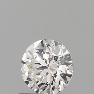 0.55 Carat Round H VVS2 EX GIA Natural Diamond