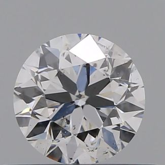 0.40 Carat Round D I1 VG GIA Natural Diamond