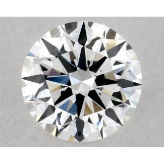 0.34 Carat Round F VS1 EX GIA Natural Diamond