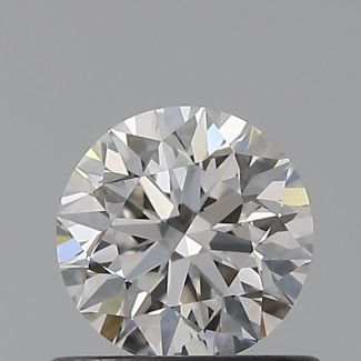 0.6 Carat Round H VS2 EX GIA Natural Diamond