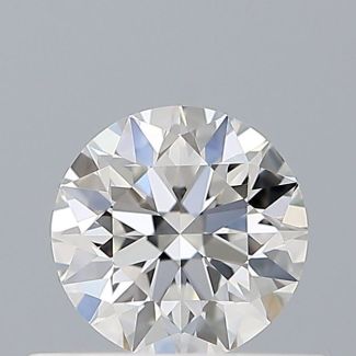 0.38 Carat Round E IF EX GIA Natural Diamond