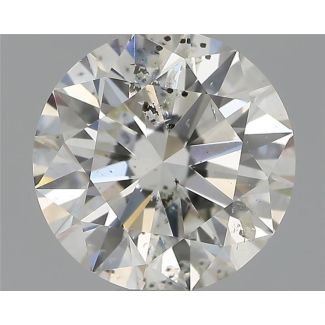 0.70 Carat Round H SI2 EX IGI Natural Diamond