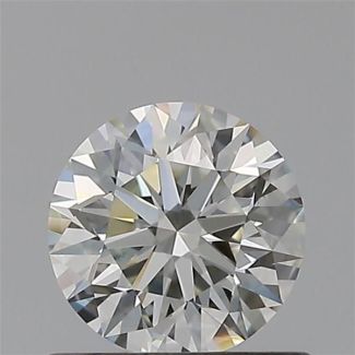 0.60 Carat Round H VS2 EX GIA Natural Diamond