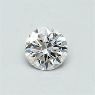 0.4 Carat Round I VVS1 EX GIA Natural Diamond