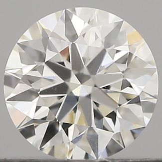 0.4 Carat Round H VS2 EX GIA Natural Diamond