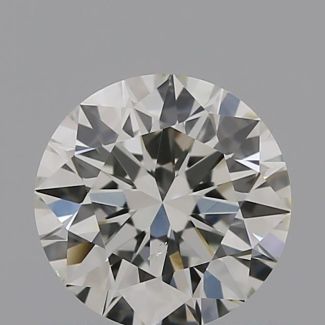 0.57 Carat Round I SI1 EX GIA Natural Diamond