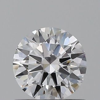 0.57 Carat Round D VVS1 EX GIA Natural Diamond