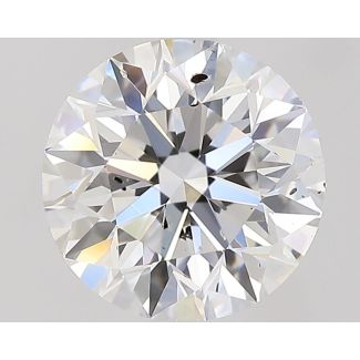 1.0 Carat Round D SI2 EX GIA Natural Diamond