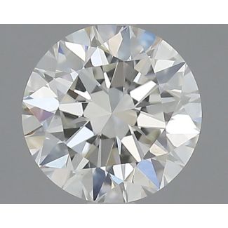 0.5 Carat Round H VVS2 EX GD GIA Natural Diamond