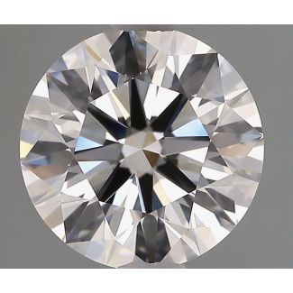 2.06 Carat Round G VVS2 EX IGI Natural Diamond