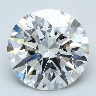 3.0 Carat Round F SI2 EX VG GIA Natural Diamond