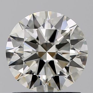 1.00 Carat Round J VS1 EX GIA Natural Diamond