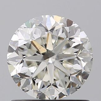 1.00 Carat Round I SI1 F EX VG GIA Natural Diamond