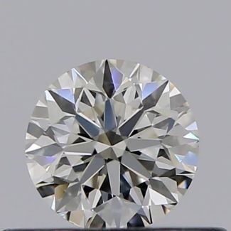 0.30 Carat Round H VVS2 VG EX GIA Natural Diamond