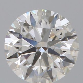 0.61 Carat Round H VS1 EX GIA Natural Diamond