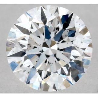 0.42 Carat Round D SI2 EX GIA Natural Diamond