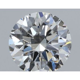 1.0 Carat Round H VVS2 EX GIA Natural Diamond