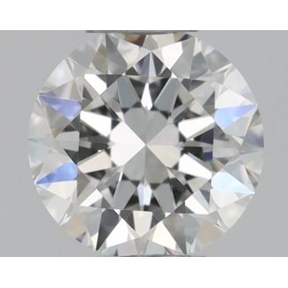 0.31 Carat Round F VVS2 EX GIA Natural Diamond