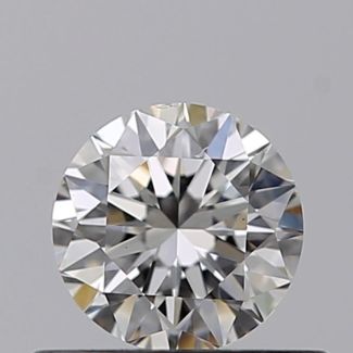 0.40 Carat Round F VS2 VG EX GIA Natural Diamond