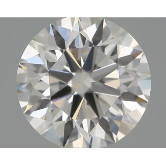 0.6 Carat Round F VS1 EX IGI Natural Diamond