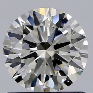 0.80 Carat Round K VS1 VG EX GIA Natural Diamond