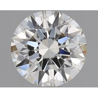 0.95 Carat Round H VS2 EX IGI Natural Diamond