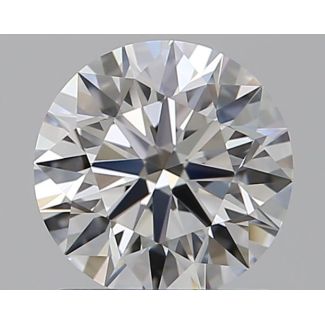 0.87 Carat Round E VVS1 EX GIA Natural Diamond