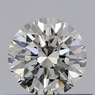 0.45 Carat Round H VS1 VG EX GIA Natural Diamond