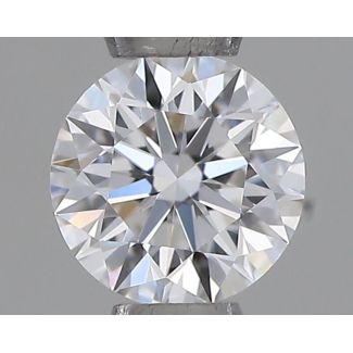 0.23 Carat Round D VVS1 EX GIA Natural Diamond