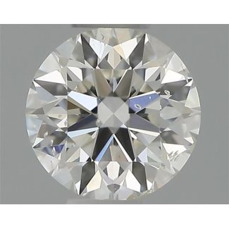 0.30 Carat Round G SI2 EX IGI Natural Diamond