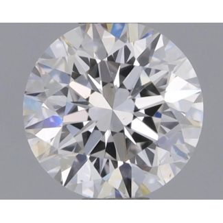 0.5 Carat Round F VS2 EX GIA Natural Diamond