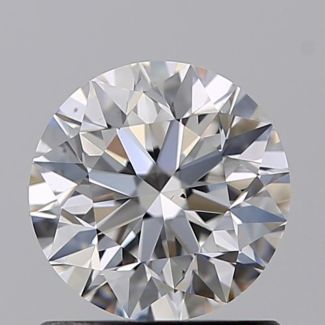 0.90 Carat Round D VS1 VG EX GIA Natural Diamond