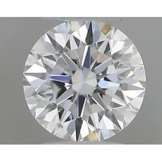 0.22 Carat Round E IF EX GIA Natural Diamond