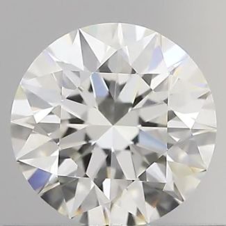 0.60 Carat Round H VVS1 EX GIA Natural Diamond