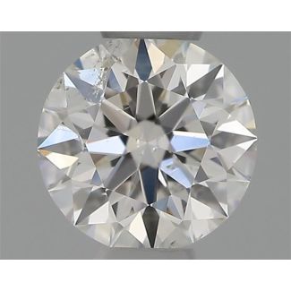 0.30 Carat Round F SI2 EX GIA Natural Diamond