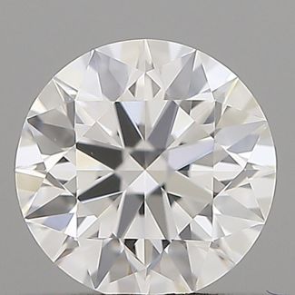 0.41 Carat Round D VVS2 EX GIA Natural Diamond