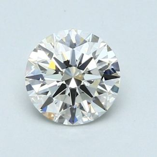 0.8 Carat Round I VVS1 EX GIA Natural Diamond