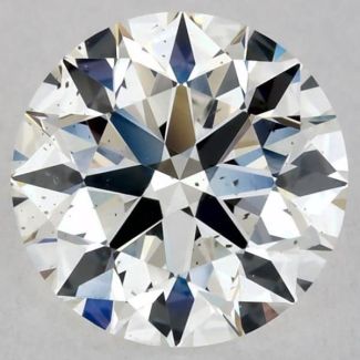 0.6 Carat Round F SI1 EX GIA Natural Diamond