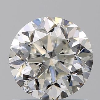 1.00 Carat Round H SI2 F EX VG GIA Natural Diamond