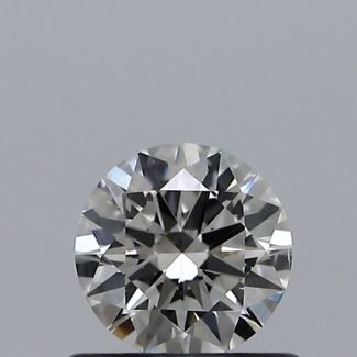 0.50 Carat Round H SI1 EX VG GIA Natural Diamond