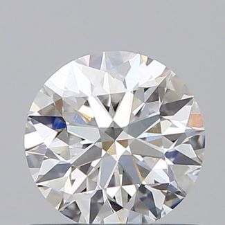 0.6 Carat Round F VS1 EX GIA Natural Diamond