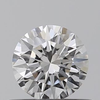 0.43 Carat Round G SI1 EX GIA Natural Diamond