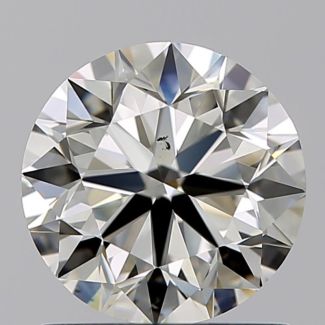 1.00 Carat Round K VS2 VG EX GIA Natural Diamond