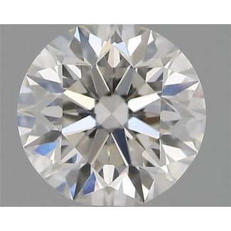 0.45 Carat Round F VS2 EX VG GIA Natural Diamond