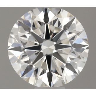 0.51 Carat Round G VVS2 EX GIA Natural Diamond