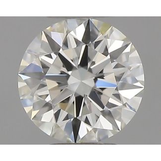 0.37 Carat Round H IF EX IGI Natural Diamond