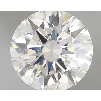 0.52 Carat Round I SI2 EX VG GIA Natural Diamond