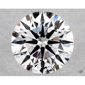 0.65 Carat Round D SI2 EX GIA Natural Diamond