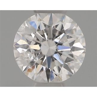 0.31 Carat Round E SI2 EX IGI Natural Diamond