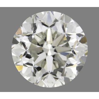 2.00 Carat Round J VS2 GD EX IGI Natural Diamond